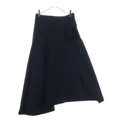 Y's (ワイズ) 19AW ウール 変形 ミディアムスカート ブラック レディース YC-S11-100のサムネイル