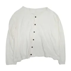 美品 25ss Y's Yohji Yamamoto ワイズ ヨウジヤマモト 硬撚り ジャージー カーディガン トップス 羽織 2 白 ホワイト YP-T66-067 レディース 古着 中古 USEDのサムネイル