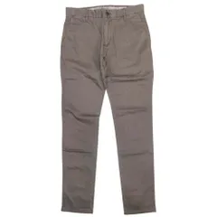 美品 EMPORIO ARMANI エンポリオアルマーニ チノパン テーパードパンツ ボトムス ストレッチ 48 茶 カーキブラウン メンズ 古着 中古 USEDのサムネイル