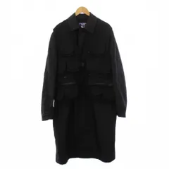 ジュンヤワタナベマン JUNYA WATANABE MAN コムデギャルソン COMME des GARCONS AD2023 24SS オーバーレイヤーテックコート アウター ロング M 黒 ブラック WM‐C008 /YTのサムネイル