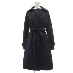 バーニーズニューヨーク BARNEYS NEW YORK ダウンコート 11AR 紺 ネイビー 長袖 キルティング ベルト付き /SX ■GY66のサムネイル