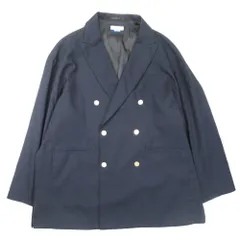 美品 22aw MAISON SPECIAL メゾンスペシャル コーデュラウール ダブルブレスト ブレザー ジャケット プライムオーバー 02 紺 ネイビー メンズ レディース 古着 中古 USEDのサムネイル