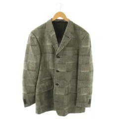 ヴェルサーチクラシック ヴェルサーチェ VERSACE CLASSIC テーラードジャケット シングル 総柄 54 グレー /DF ■GY11のサムネイル