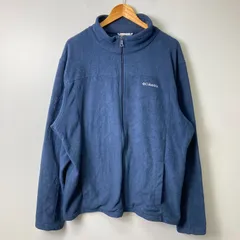コロンビア Columbia フルジップフリースジャケット【XL】ネイビー系(紺色系)のサムネイル