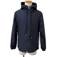 美品□MONCLER モンクレール I10911A00008 ATRIA GIUBBOTTO ロゴワッペン マウンテンパーカー ブルゾン ネイビー 1 ブルガリア製 正規品のサムネイル