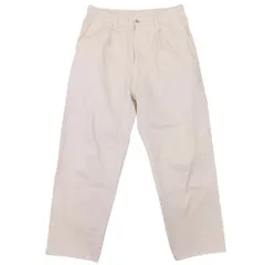 美品 UNIVERSAL PRODUCTS ユニバーサルプロダクツ 21aw 14oz ワンタック デニムパンツ ジーンズ ワイド 3 アイボリー メンズ 古着 中古 USEDのサムネイル