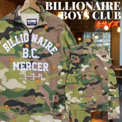 BILLIONAIRE BOYS CLUB ビリオネアボーイズクラブ 迷彩柄 ハーフジップ Lサイズのサムネイル