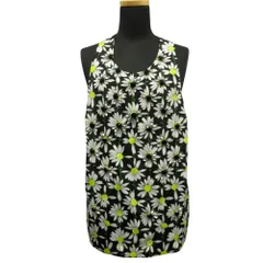 美品 SPORTMAX CODE スポーツマックス コード マックスマーラ ビジュー ノースリーブ カットソー タンクトップ 花柄 L ブラック レディース 古着 中古 USEDのサムネイル
