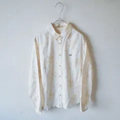 クロコダイル CROCODILE シャツ レディース M 花柄 長袖のサムネイル