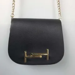 新品) ブラック ゴールド クロスバック バンダルバック バッグのサムネイル