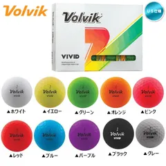 2024年 ボルビック Volvik VIVID ビビッド ゴルフボール 1ダース (12球入り) US仕様 新品 未使用のサムネイル