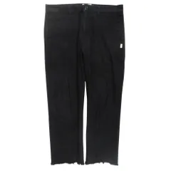 WTAPS ダブルタップス 19SS KHAKI TIGHT カーキ タイト チノ パンツ チノパン ストレート カットオフ サイズX02 黒 ブラック メンズ 古着 中古 USEDのサムネイル