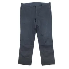 良品 Papas＋ パパスプラス 製品染め ストレッチコットン チノパンツ テーパードパンツ スラックス ボトムス 2X 紺 ネイビー メンズ 古着 中古 USEDのサムネイル