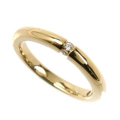 STAR JEWELRY スタージュエリー K18YG イエローゴールド リング・指輪 2PR0746 ダイヤモンド0.03ct 3号 2.6g レディース 中古 美品