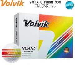 2025 ボルビック Volvik VISTA 3 PRISM 360 ゴルフボール 1ダース (12球入り) US仕様 グロス仕上げ 新品 未使用のサムネイル