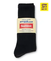 【ムラスポ公式】新品 Healthknit ヘルスニット ソックス 靴下 3足組 シンカー ブラック 無地 3Pソックス 191-3727Mのサムネイル