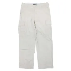 美品 TOMMY HILFIGER トミーヒルフィガー チノ カーゴパンツ ボトムス ストレート 32/30 ベージュ メンズ 古着 中古 USEDのサムネイル