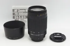 良品 Nikon ニコン AF ZOOM NIKKOR 70-300mm F4-5.6G ズームレンズ ブラック フード付 260804gのサムネイル