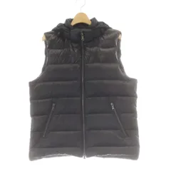 ジョセフオム JOSEPH HOMME ダウンベスト ノースリーブ ジャケット 48 黒 ブラック フード付き ジップアップ JRJHHW0202 /AUのサムネイル