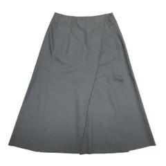 美品 16aw 08sircus ゼロエイトサーカス 圧縮ウール ロング フレアスカート メルトン スリット 2 グレー レディース 古着 中古 USEDのサムネイル