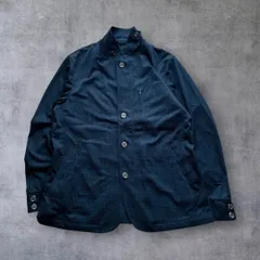美品 ダーバン スタンドカラージャケット L ブラック チェック メンズ 秋 冬 D'URBAN アウター ブルゾン 上品 高級 スーツ ブランド 立ち襟 フロントボタン ジップ ビジネス オフィスカジュアル スラックス デニム 着回し 通勤のサムネイル