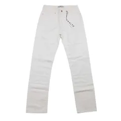 美品 AALTO アールト Wide Fit ワイドフィット ストレート ホワイトデニム パンツ ジーンズ Gパン 40 白 ホワイト レディース 古着 中古 USEDのサムネイル