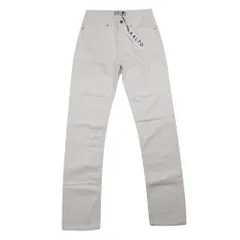 美品 AALTO アールト Wide Fit ワイドフィット ストレート ホワイトデニム パンツ ジーンズ Gパン 34 白 ホワイト レディース 古着 中古 USEDのサムネイル