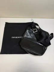 EMPORIO ARMANIレザー メッセンジャーバッグ　Dのサムネイル