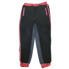 良品 18AW AMBUSH  アンブッシュ NOBO FLEECE PANTS フリース パンツ ボア ボトムス レイヤード 2 黒 ブラック 赤 レッド メンズ 古着 中古 USEDのサムネイル