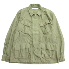美品 URBAN RESEARCH DOORS アーバンリサーチドアーズ ミリタリー シャツ ジャケット ブルゾン 薄手 サイズ40 カーキ グリーン メンズ 古着 中古 USEDのサムネイル