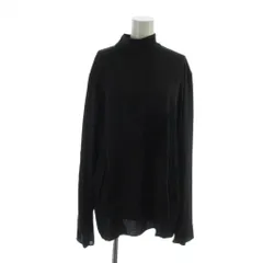 アンリアレイジ ANREALAGE 201170898 23AARP022-09 CURVED PATCHWORK SATIN BLOUSE BLACK ブラウス シャツ タグ付き 長袖 38 M 黒 ブラック ■GY55 /MQのサムネイル