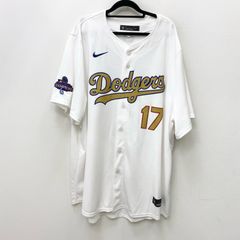 MLB公式 ドジャース ユニフォーム ゴールド 大谷翔平 XLサイズ - メルカリ