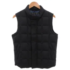 グリーンレーベルリラクシング ユナイテッドアローズ green label relaxing ダウンベスト ジップアップ 千鳥格子 M 紺 ネイビー /FFのサムネイル