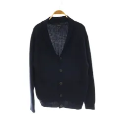 バーニーズニューヨーク BARNEYS NEW YORK ウールショールカラーVネックカーディガン S 紺 ネイビー /SY ■OSのサムネイル