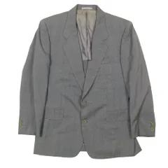 YVES SAINT LAURENT イヴサンローラン ヴィンテージ テーラードジャケット ブレザー 背抜き 2B サイドベンツ グレー メンズ 古着 中古 USEDのサムネイル