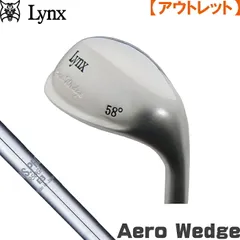 【アウトレット品】Lynx リンクス Aero Wedge エアロウェッジ 中空ヘッド 3次元ワイドソール ミーリングフェース バンカー脱出のサムネイル