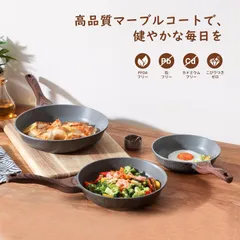 【美品】 IH・ガス対応 マーブルコート フライパン 28cm 焦げ付き防止のサムネイル