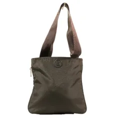 BOGNER ボグナー ショルダー バッグ エキスパンダブル ロゴ シリコン ワッペン 鞄 茶 ブラウン レディース 古着 中古 USEDのサムネイル