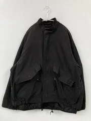 WYM ウィムバイリドム ブルゾン LARGE ブラック ナイロン 無地 ミドル丈 フードなし ジップアップ メンズのサムネイル