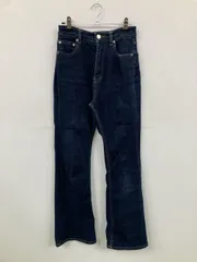 PAGEBOY ページボーイ デニムパンツ M ネイビー フルレングス スタンダード 無地 フレア・ブーツカット レギュラー リジッド・ワンウォッシュ レディースのサムネイル