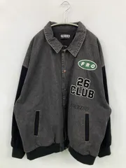 FREAK'S STORE フリークスストア ブルゾン M ブラック コットン ブランドロゴ 刺繍 ミドル丈 フードなし ボタン留め メンズのサムネイル