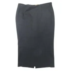 美品 MUSE Deuxieme Classe ミューズドゥーズィーエムクラス ポンチ タイト スカート 膝丈 ミモレ丈 ストレッチ 36 黒 レディース 古着 中古 USEDのサムネイル