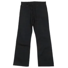 良品 TAKEO KIKUCHI タケオキクチ チノパンツ ストレート ロング ジップフライ 2 ブラック メンズ 古着 中古 USEDのサムネイル