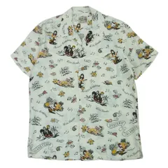 HYSTERIC GLAMOUR ヒステリックグラマー 17SS 02171AH08 レーヨン 総柄 アロハシャツ 開襟 半袖 シャツ ホワイト系 S【中古】のサムネイル