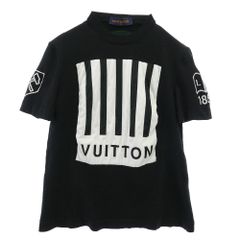 LOUIS VUITTON ルイ・ヴィトン 19AW HHN02W Barcode and Earth Knit Tee Shirt バーコード アンド アース ニット 半袖 Tシャツ ブラック系 XL【中古】のサムネイル