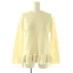 コムデギャルソンコムデギャルソン COMME des GARCONS COMME des GARCONS コムコム ペプラムニット セーター プルオーバー XS アイボリー RJ-N504 /CX ■OSのサムネイル