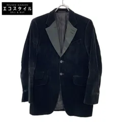PaulSmith　ポールスミス　FS-ST-47631 ブラック 裏地フローラル柄 ベロア 2Bテーラードジャケット　Lのサムネイル