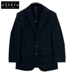 Salvatore Ferragamo　サルヴァトーレフェラガモ　ネイビー インナーキルティングジレ付き ジャケット　46のサムネイル