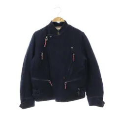 フォーティーファイブアールピーエム  45R 45rpm インドカディデニムの908ライダースジャケット ジップアップ 2 ネイビー /DO ■OSのサムネイル