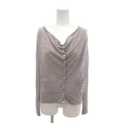 アルマーニエクスチェンジ A/X ARMANI EXCHANGE カーディガン ウール XXS グレー Vネック ポケットフロントフライ/HW ■ECC001のサムネイル